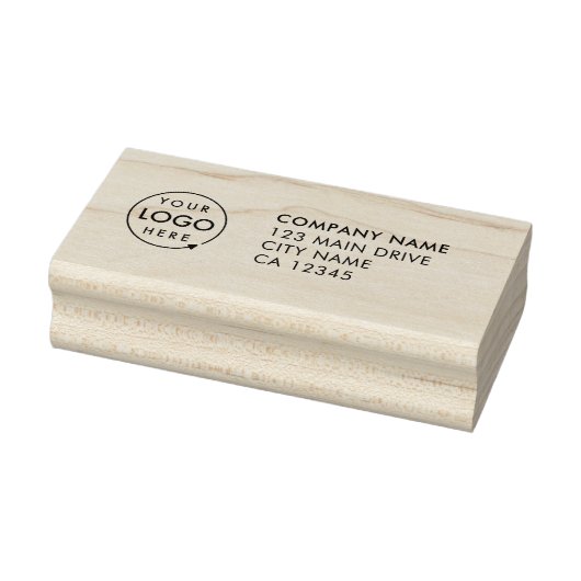 Bedrijfsadres | Logo Professional Corporate Rubberstempel (Stempel)