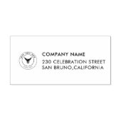 Bedrijfsadres | Logo Professioneel bedrijfscentrum Rubberstempel (Afrduk)