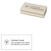Bedrijfsadres | Logo Professioneel bedrijfscentrum Rubberstempel (Gestempeld)