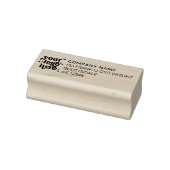 Bedrijfsadres Logo Rubberstempel (Stempel)