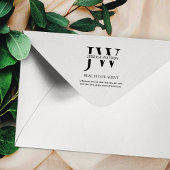 Bedrijfsadres Monogram Vastgoed Bedrijf Rubberstempel