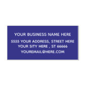 Bedrijfsadres uw bedrijf - Aangepast - Zelfinktende Stempel (Design)