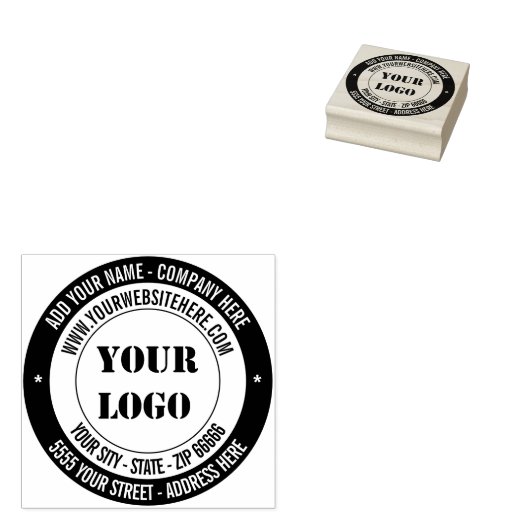 Bedrijfsadres van Cuatom Naam Website Stempel (Gestempeld)