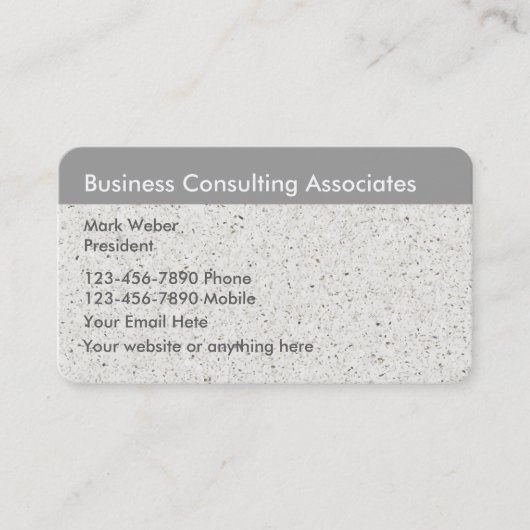 Bedrijfsadvies Visitekaartje (Voorkant)