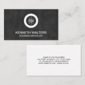 Bedrijfsadviseur | Logo voor effectenhandel Visitekaartje (Voorkant / Achterkant)