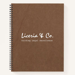 Bedrijfsadvocatenkantoor Design Notitieboek