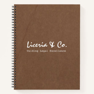 Bedrijfsadvocatenkantoor Design Notitieboek