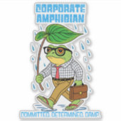 bedrijfsamfibie | sticker (Voorkant)