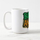 Bedrijfsanalist Graffiti Stijl Koffiemok (Links)
