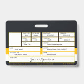 Bedrijfsbadge Badge (Achterkant)