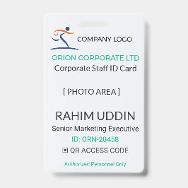 Bedrijfsbadge | Personeelsfoto – Bedrijfsidentific Badge