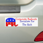 BedrijfsBailouts Bumpersticker (Op auto)