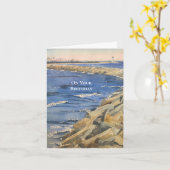 Bedrijfsbedrijf Budget Verjaardag Kaart (Gele Bloem)