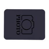 Bedrijfsbedrijf Creëer Uw eigen aangepaste Sjabloo Magneet (Horizontaal)