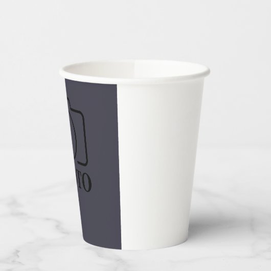 Bedrijfsbedrijf Creëer Uw eigen aangepaste Sjabloo Papieren Bekers (Links)