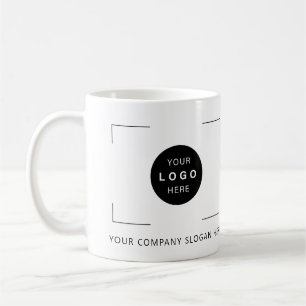 Bedrijfsbedrijf custom logo branded koffiemok