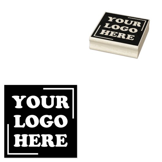 Bedrijfsbedrijf - Logo Rubberstempel (Gestempeld)