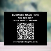 Bedrijfsbedrijf Marketing promoten QR-code Acryl Bord (Neutraal)