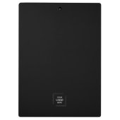 Bedrijfsbedrijf Minimalist Custom Logo Klembord (Achterkant)