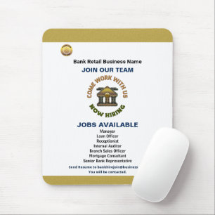 BedrijfsBedrijfs BedrijfsLogo Banen personaliseren Muismat