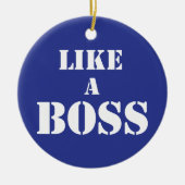 Bedrijfsbodes Keramisch Ornament (Voorkant)