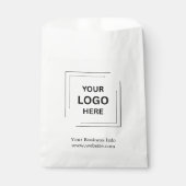 Bedrijfsbranding | Zakelijk Logo Professioneel Bedankzakje (Voorkant)