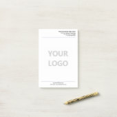 Bedrijfsbriefpapier Post-it® notities Voorbeeld Notes (Op bureau)