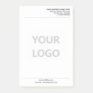 Bedrijfsbriefpapier Post-it® notities Voorbeeld Notes