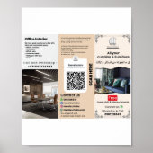 Bedrijfsbrochure voor marketing poster (Voorkant)