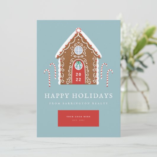 Bedrijfsbrood — Realiteit Feestdagenkaart (Staand voorkant)