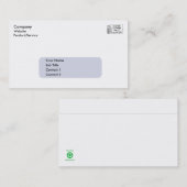 Bedrijfsbudget Visitekaartje (Voorkant / Achterkant)