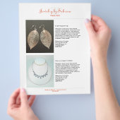 Bedrijfscatalogus 4 sjabloon van productverkoop flyer (Hand)