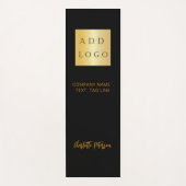 Bedrijfscatalogus voor zwarte klassiekers in logo yogamat (Voorkant)