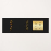 Bedrijfscatalogus voor zwarte klassiekers in logo yogamat (Voorkant (horizontaal))