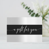 BEDRIJFSCERTIFICAAT cadeau voor u (Staand voorkant)