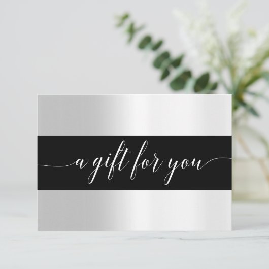 BEDRIJFSCERTIFICAAT cadeau voor u (Staand voorkant)