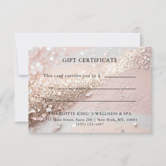 BEDRIJFSCERTIFICAAT | GLITTER (Achterkant)