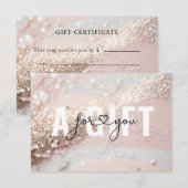 BEDRIJFSCERTIFICAAT | GLITTER (Voorkant / Achterkant)