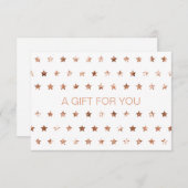 BEDRIJFSCERTIFICAAT Glittersterren (Voorkant / Achterkant)