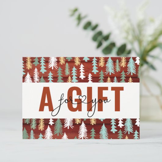 BEDRIJFSCERTIFICAAT | Kerstmis | Winterboom (Staand voorkant)