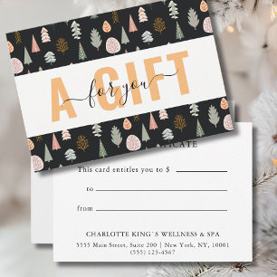 BEDRIJFSCERTIFICAAT   Kerstmis   Winterboom