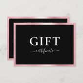 BEDRIJFSCERTIFICAAT | Modern | (Voorkant / Achterkant)