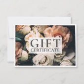 BEDRIJFSCERTIFICAAT | Modern | Floral | (Voorkant)