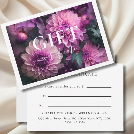 BEDRIJFSCERTIFICAAT | Modern | Floral |