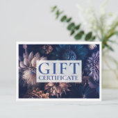 BEDRIJFSCERTIFICAAT | Modern | Floral | (Staand voorkant)