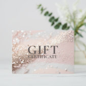 BEDRIJFSCERTIFICAAT | Modern | Glitter | (Staand voorkant)