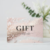 BEDRIJFSCERTIFICAAT | Modern | Glitter (Staand voorkant)