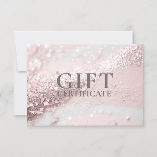 BEDRIJFSCERTIFICAAT | Modern | Glitter | (Voorkant)