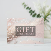 BEDRIJFSCERTIFICAAT | Modern | Glitter | (Staand voorkant)