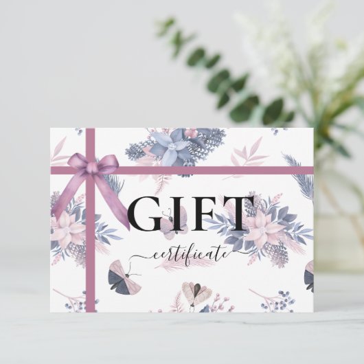 BEDRIJFSCERTIFICAAT | Modern | Lint | (Staand voorkant)